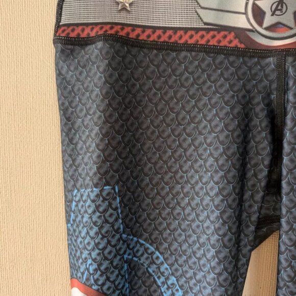 Drakon Leggings Captain America Spandex Yoga & Pilates OS Colombian Athleisure - Picture 4 of 16